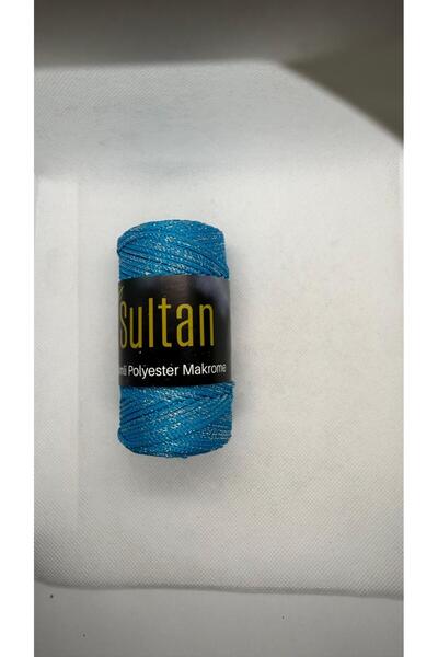 hobi dünyası evim 2 Pieces of Sultan Glitter Polyester Macrame Cord 100 Grams...