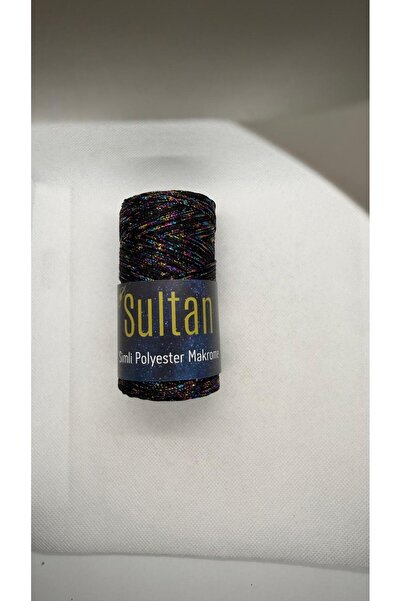 hobi dünyası evim 2 Pieces of Sultan Glitter Polyester Macrame Cord 100 Grams...