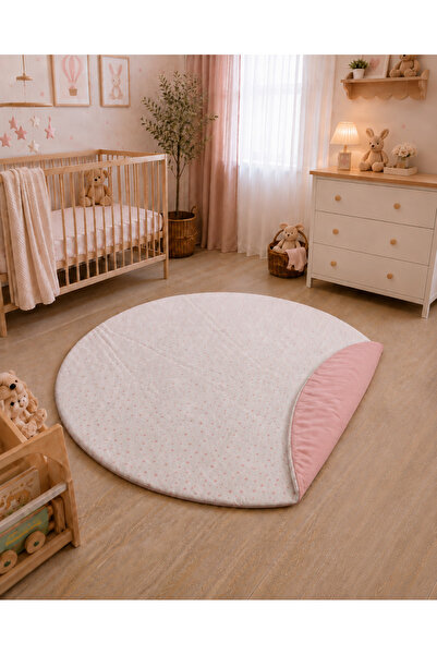 BABYNENA Little Star Oyun Halısı, %100 Pamuk Kumaş, Oyun Matı