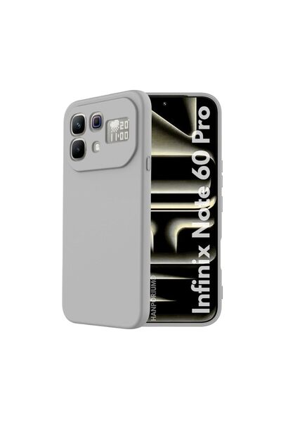 HANPORIUM Infinix Note 60 Pro Uyumlu Silikon Kılıf - Pastel Renk Tonu Kamera ...