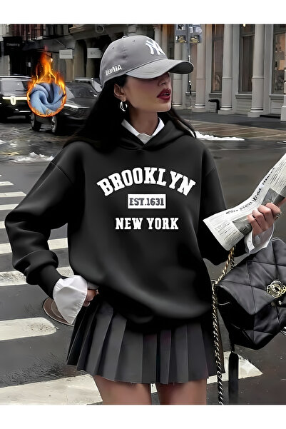 New Shine Brooklyn New York Printed Women's Sweatshirt