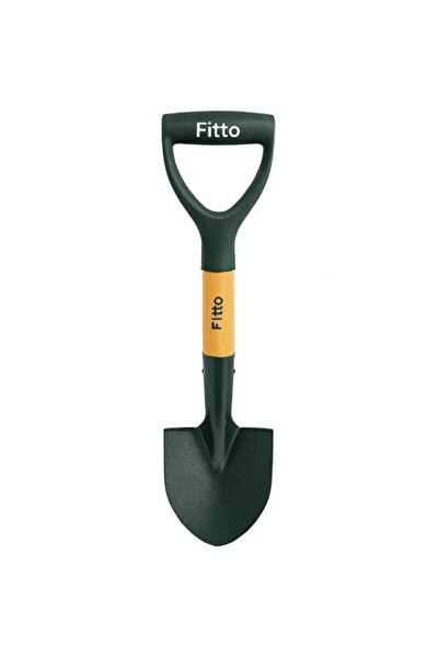 Generic Fitto Metal Blade Shovel with Wooden Handle and D-Grip for Gardening
