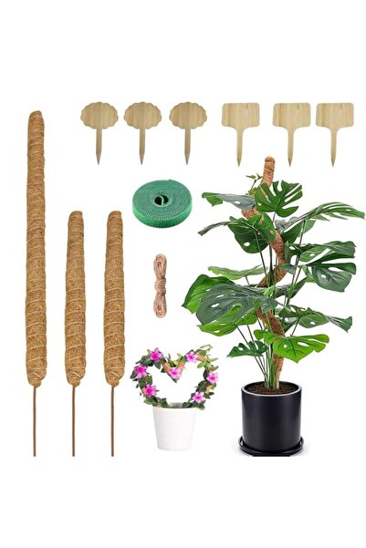 Generic Moss Pole for Plant 3 Pack 24-40 Inch Moss Pole Set Adjustable Suppor...