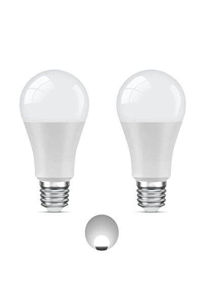 Generic 2 Pack Super Bright E27 LED Bulbs 15W White Frosted 6500K A70 - Energ...