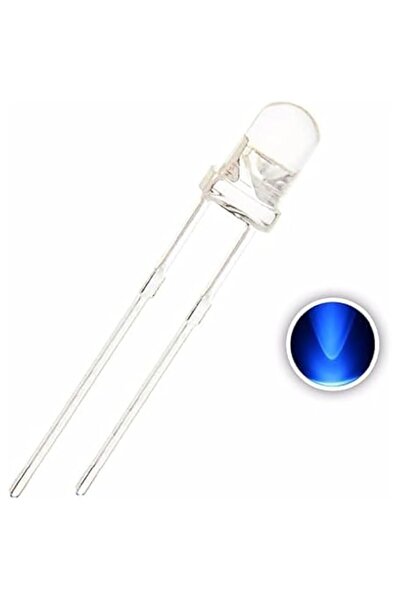 Generic KNP 3mm Super Bright Blue LED is a high-intensity, energy-efficient L...