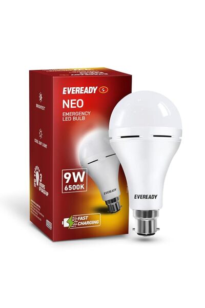 Generic Eveready 9W Emergency Inverter LED Bulb Cool Day Light (6500K), Recha...