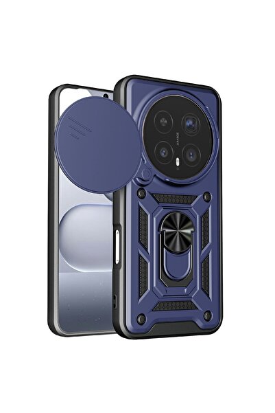 corcishop Honor Magic8 Pro 5G Uyumlu Kamera Korumalı Sürgülü Yüzüklü Standlı ...