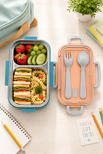 EMİLA HOME Emilahome Aura Nutrition Bowl with Steel Compartments 150-300 ml 2...
