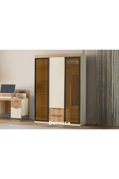 Doressa Living Doras 3 Kapılı Gardırop
