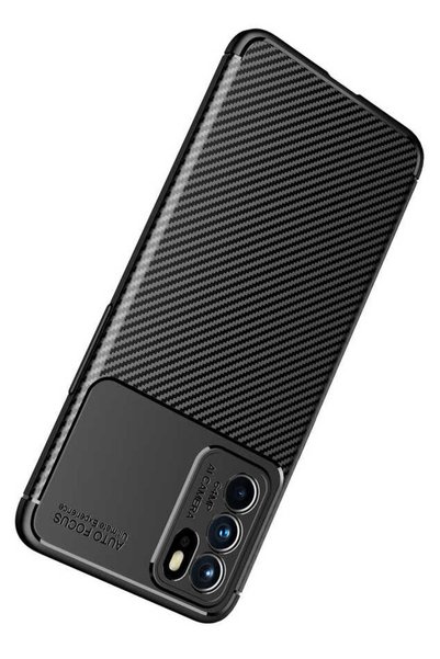 Generic Brand Oppo Reno 6 4g Case Carbon Look Silicone Ultimate Protection with Camera Protection