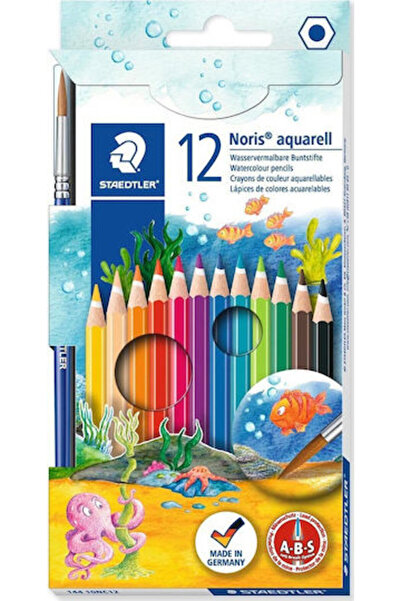 Staedtler Νόρις Σετ Χρωματιστών Μολυβιών Ακουαρέλας με Μύτες Πινέλου, 1 συσκε...