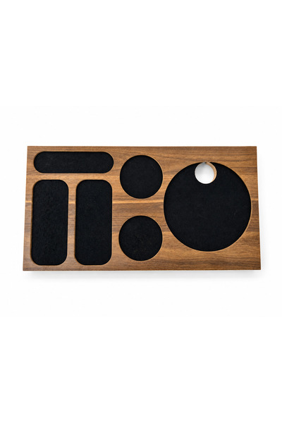 Bb Wooden Design Ahşap Otel Ikram Tepsisi, Otel Tipi Sunum Tepsisi, Kettle Sunum