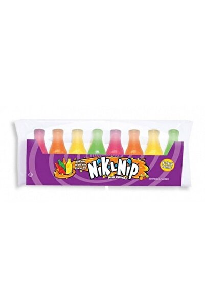 Nik L-Nip Bomboane de ceară, Sticle cu sirop original, Pachet de 8, 79g