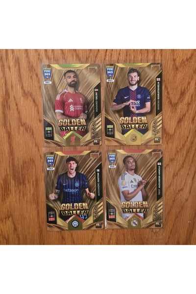Panini Golden Baller 4 Adet Oyun Kartı GOL 1-3-4-8
