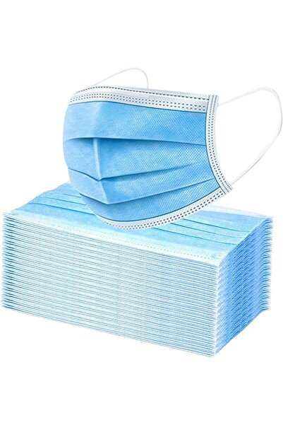 Gleeporte [Pack of 100] Disposable Face Mask, 3-Ply Masks Facial Cover with E...