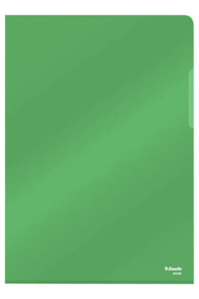 MC Micostore Mapa protectie a4 cristal tip l verde 150 microni esselte