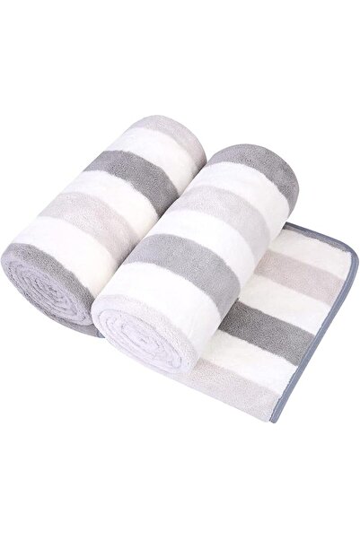JML Jml Microfiber Jumbo Bath Towel, 2 Pack (35"X70"), Big and Soft, Super Ab...
