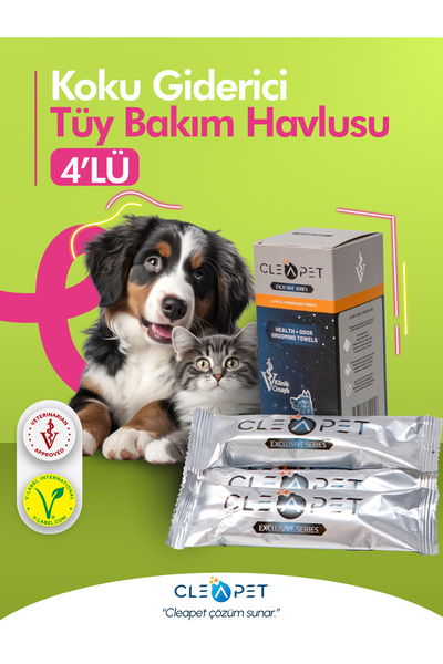Cleapet KOKU GİDERİCİ NANO GÜMÜŞ İYONLU TÜY BAKIM XL HAVLU