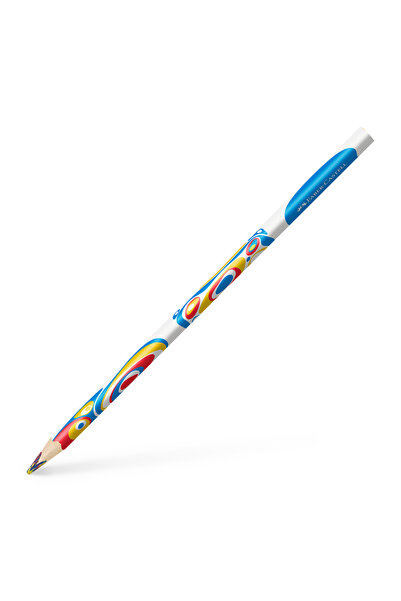 Faber Castell Creion colorat multicolor rosu-galben-albastru faber-castell
