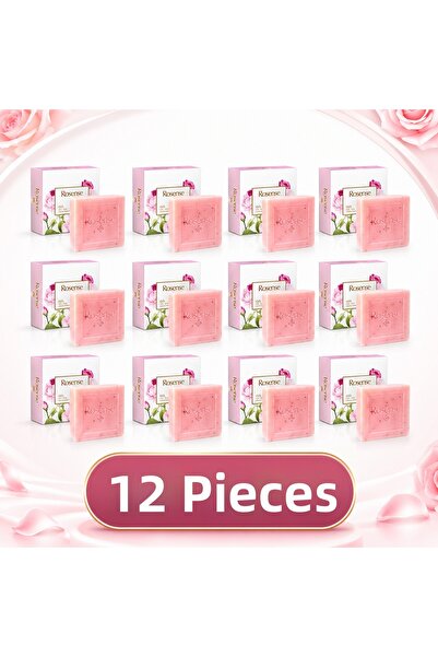 Rosense Rose Petal Soap 100Gr - 12 Pieces
