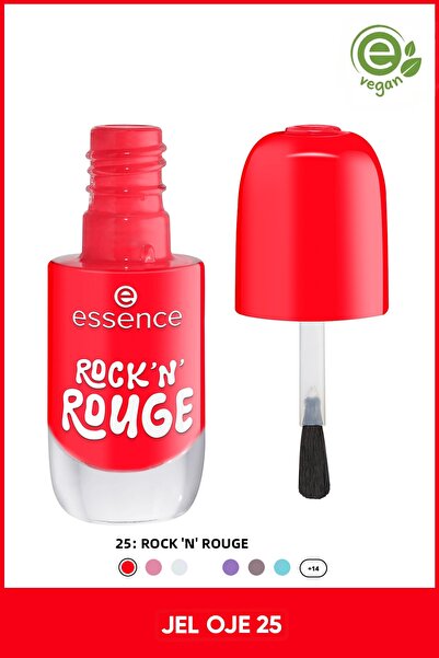 Essence Gel nail polish 25 – ROCK 'N' ROUGE,