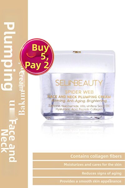 SELİNBEAUTY 50 مل كريم العناية بالوجه والرقبة على شكل شبكة العنكبوت