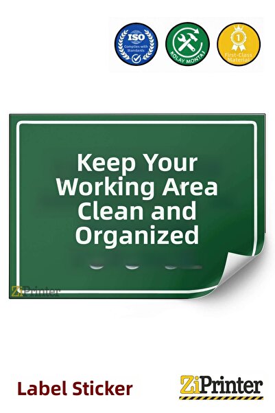 ZiPrinter Keep the Workspace You Are Working in Clean and Organized. Isg Warn...