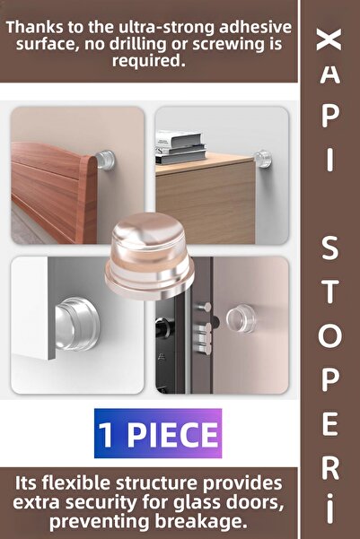 Wintoup # Door Stopper Ultra Strong Self-Adhesive Door Window Bed Back Cabine...