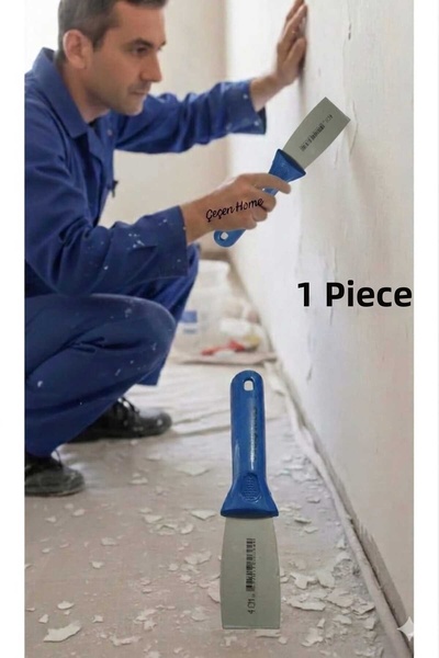 ÇEÇEN HOME (1 Piece) Plastic Handle Construction Spatula, 4 cm Metal Painter'...