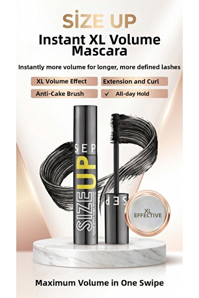 SEPHORA COLLECTION Size up Instant XL Effect Volumizing Mascara Lengthening C...