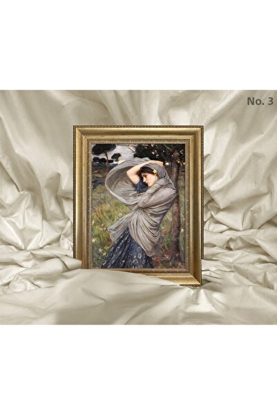 Vetro Design John William Waterhouse - Tablou înrămat Boreas