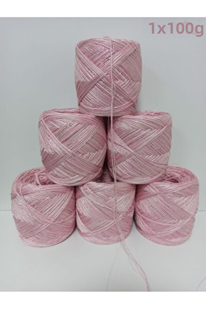 İPEK YÜN İPLİK DÜNYASI Viscose Mercerized Cotton Knitting Yarn (Pink Shades, ...