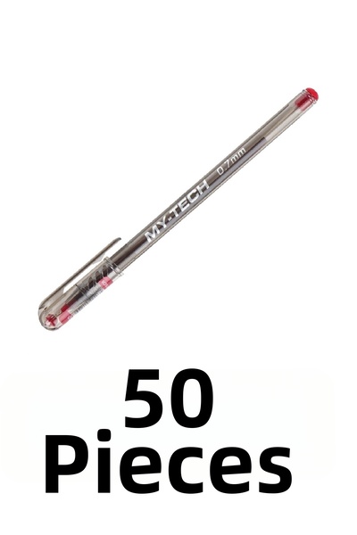 Pensan ماي تيك 50 قطعة قلم حبر جاف 0.7 ملم