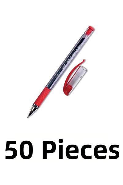 Faber Castell 1425 قلم حبر جاف 50 قطعة 0.7 ملم قلم حبر جاف برأس إبرة