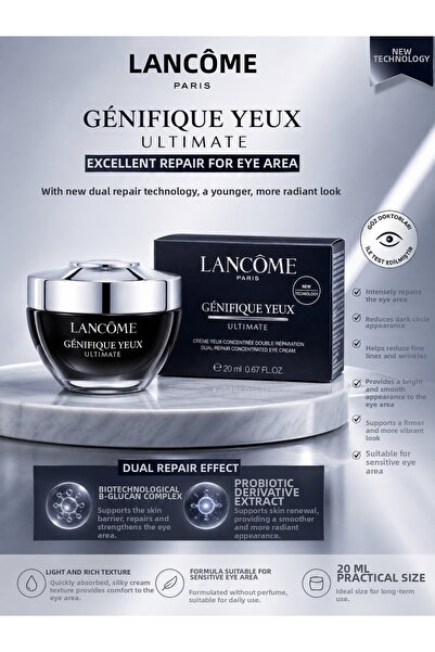 Lancome كريم العناية المنشط الذي يقلل من ظهور الهالات السوداء والتجاعيد والخط...