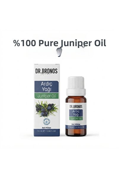 Dr.Bronos Hmd Herbal 100% Pure Juniper Oil 10 ml - Cold Pressed Natural Essen...