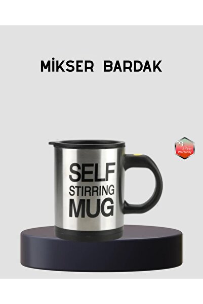 ALKASAZ Automatic Stirring Smart Mug – Stainless Steel, Heat Preservation