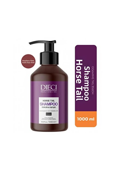 DIECI PERFECT HAIR CARE شامبو ذيل الحصان 1000 مل - شامبو مقوي للشعر مضاد للتس...