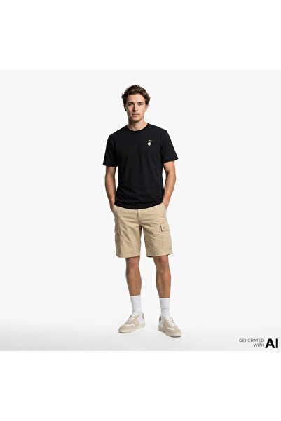 Timberland Poplin Cargo Men's Beige Shorts