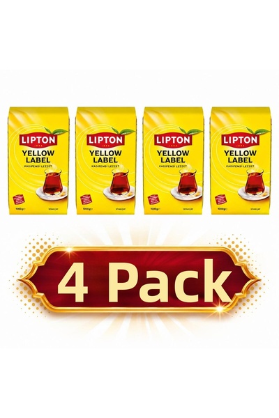 Lipton Yellow Label 1kg X4 Pieces