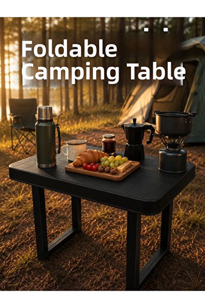 Mestore Foldable Camping Table Portable Plastic Table Suitable for Picnic and...