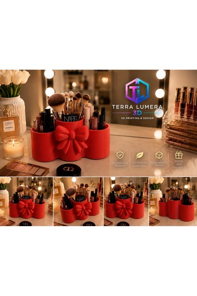 TERRA LUMERA 3D Bowknot Makeup Organizer