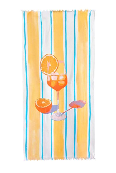 TRENDYOLMİLLA HOME Patterned Beach Towel Tphss26Ph00004