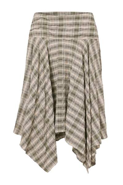 Trendyol Curve Multicolored Woven Large Size Skirt