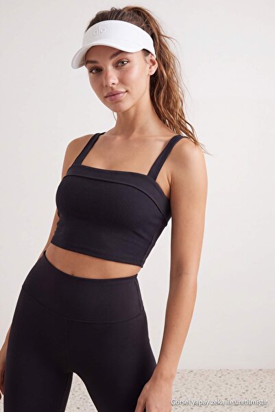 Trendyol Collection Anthracite Corded Scuba Fabric Supported/Shape-Enhancing ...