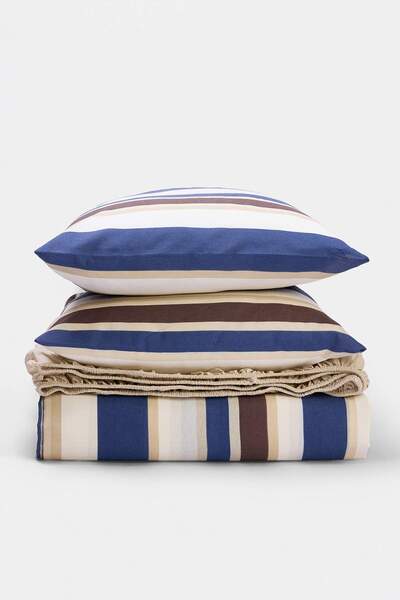 TRENDYOLMİLLA HOME Double Size Easy-Iron Checkered Elastic Sheet Duvet Cover ...