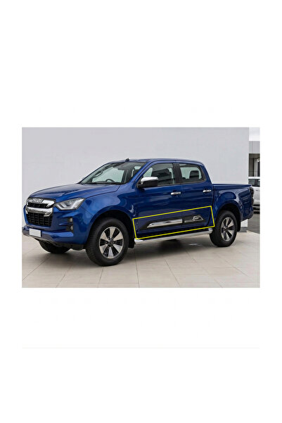 TMZ Garage 2021+ Isuzu D-Max Kapı Gövde Kaplama Seti Kabartma Krom Desenli 4 ...