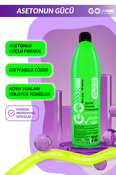 Go Studio Works Aseton / Oje Çıkarıcı 1000 ml.