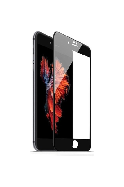 Joyroom JM222 İphone 6 Plus Tam Kaplayan Temperli Erkan Koruyucu Siyah