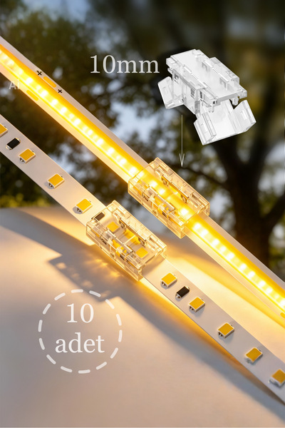Nexo COB+SMD Şerit+Şerit Bağlantı Konnektörü - 10mm (10 Adet)